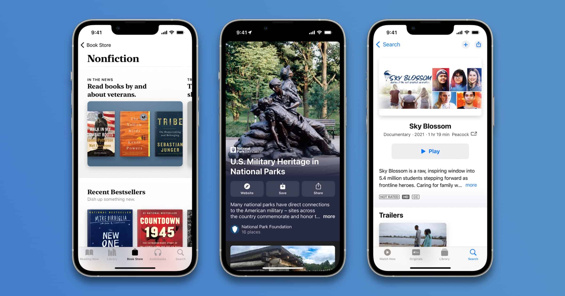 Apple Celebrates 2021 Veterans Day Throughout its Apps