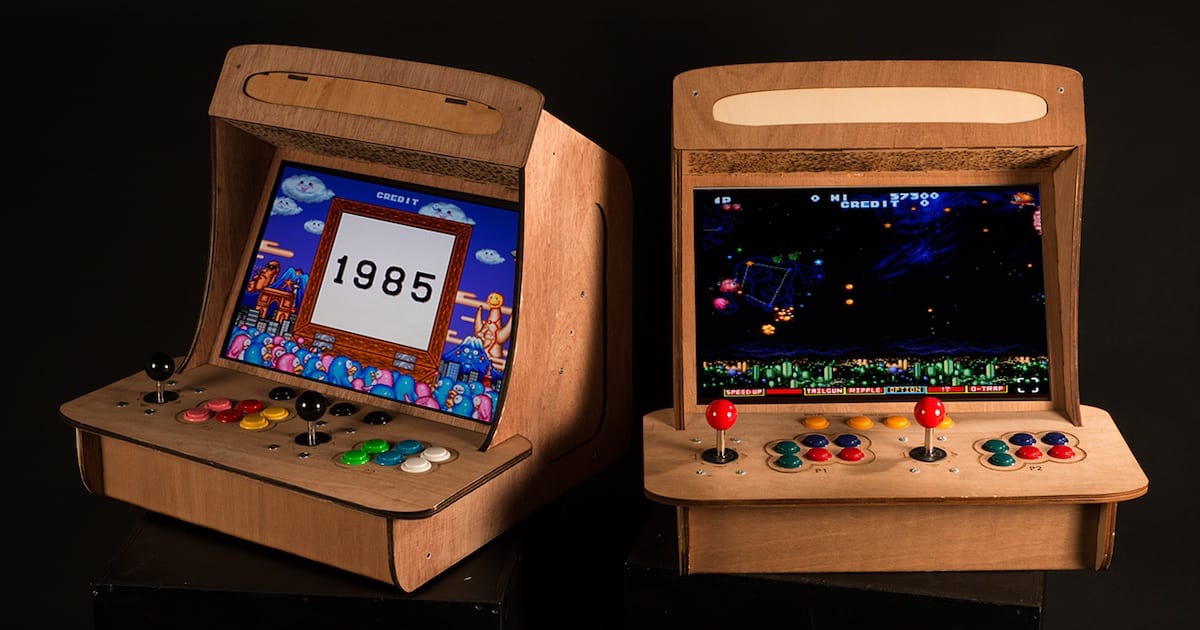 A Gorgeous DIY Raspberry Pi Bar-Top Arcade Game