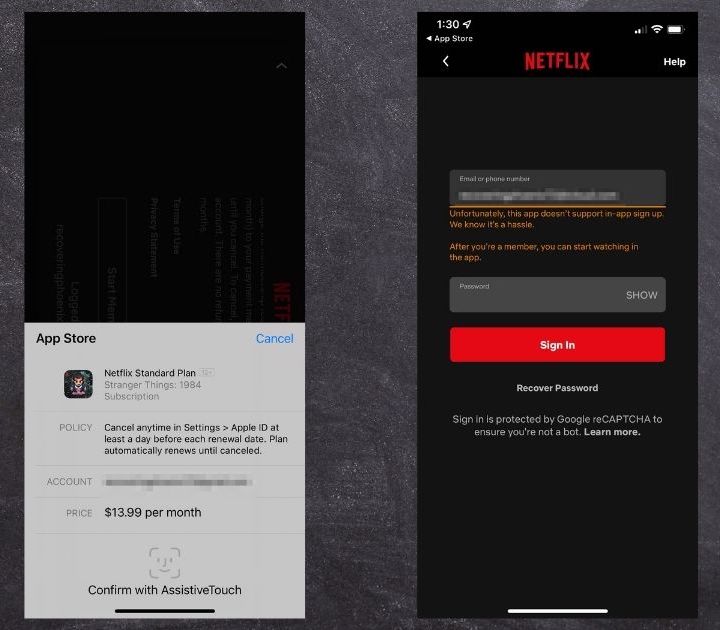 Netflix games iap