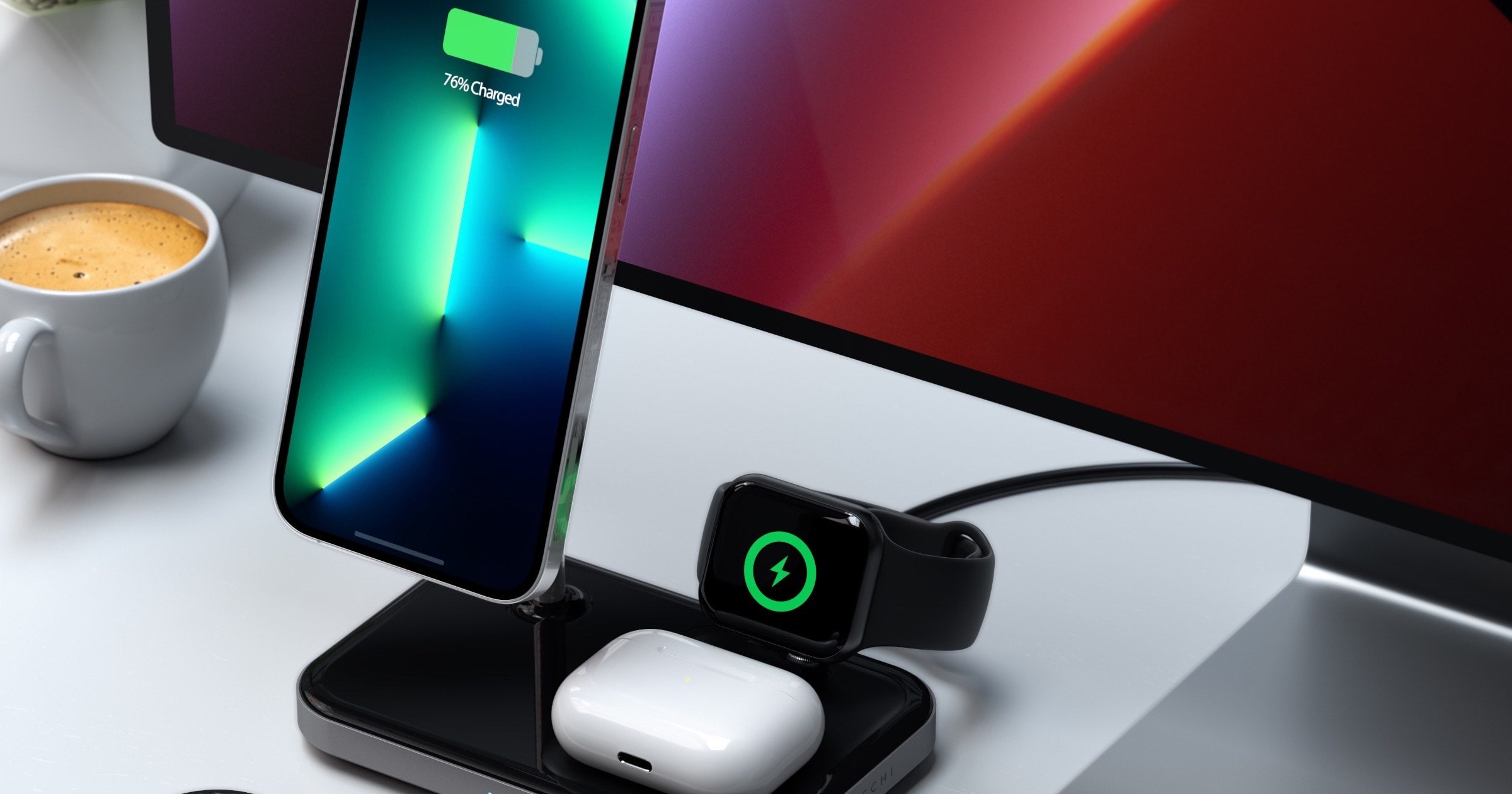 Satechi’s New Wireless Charger Powers Three Devices at Once