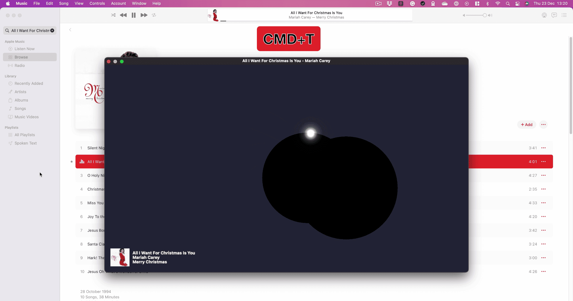 apple music visualizer mac