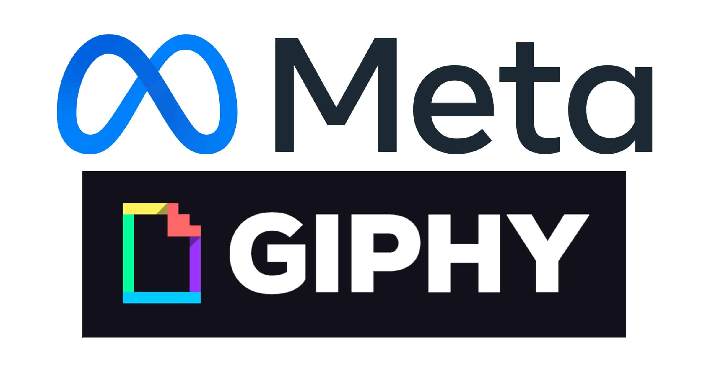 Meta GIPHY logos