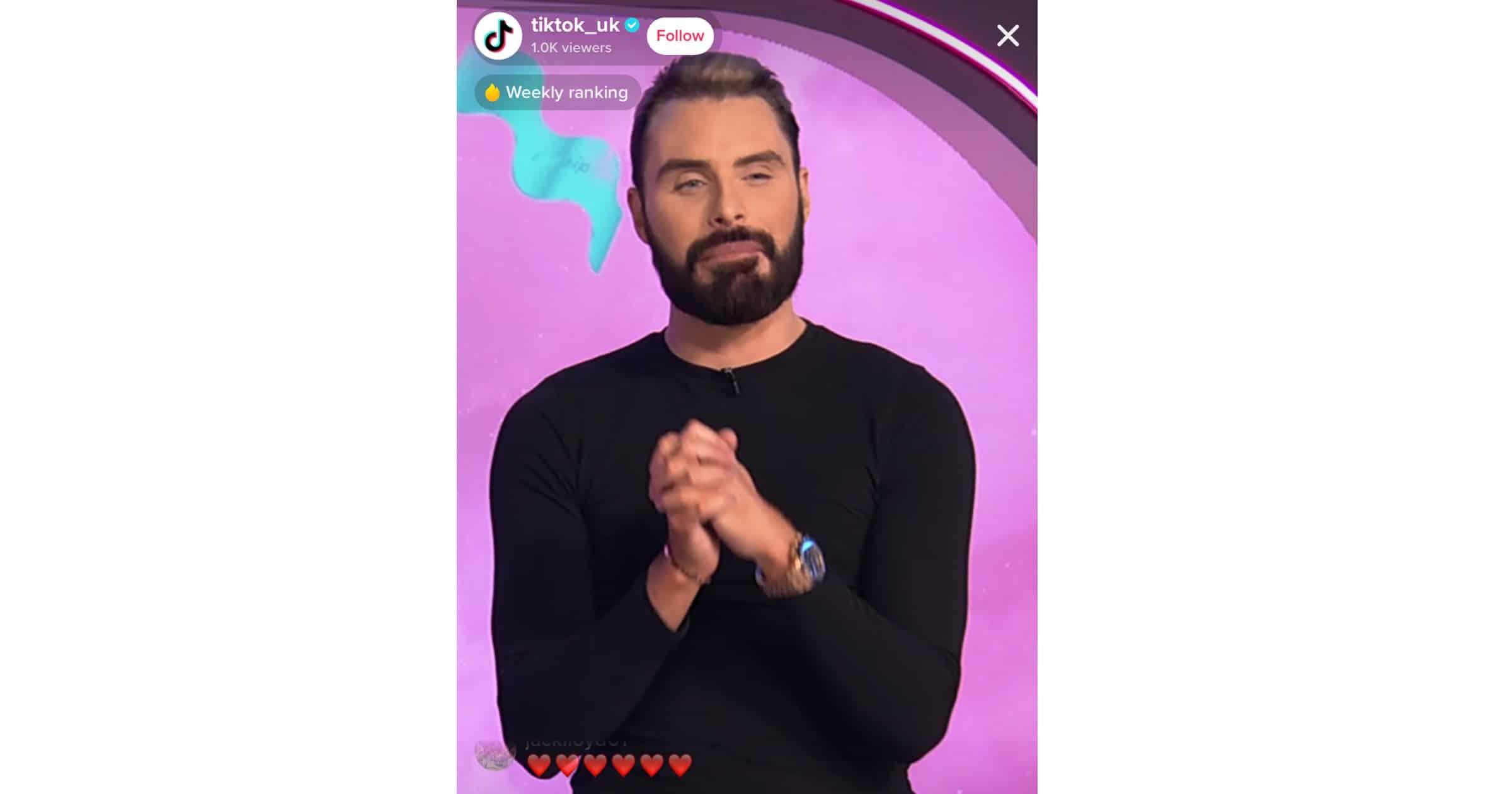 Rylan TikTok shopping