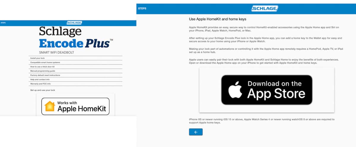 Schlage Home Key Smart Lock Instructions