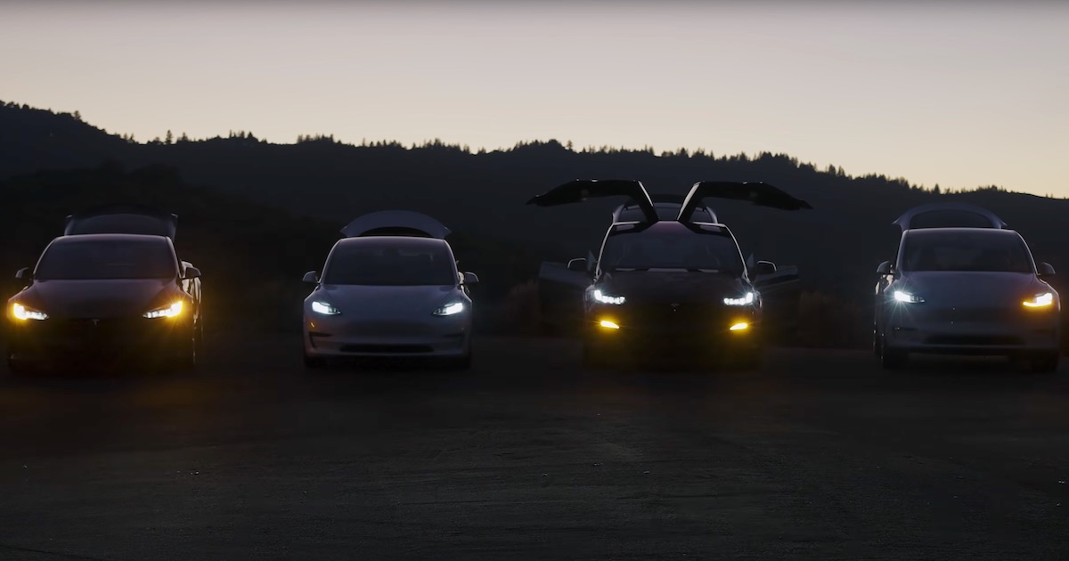 tesla light show update makes your car the star