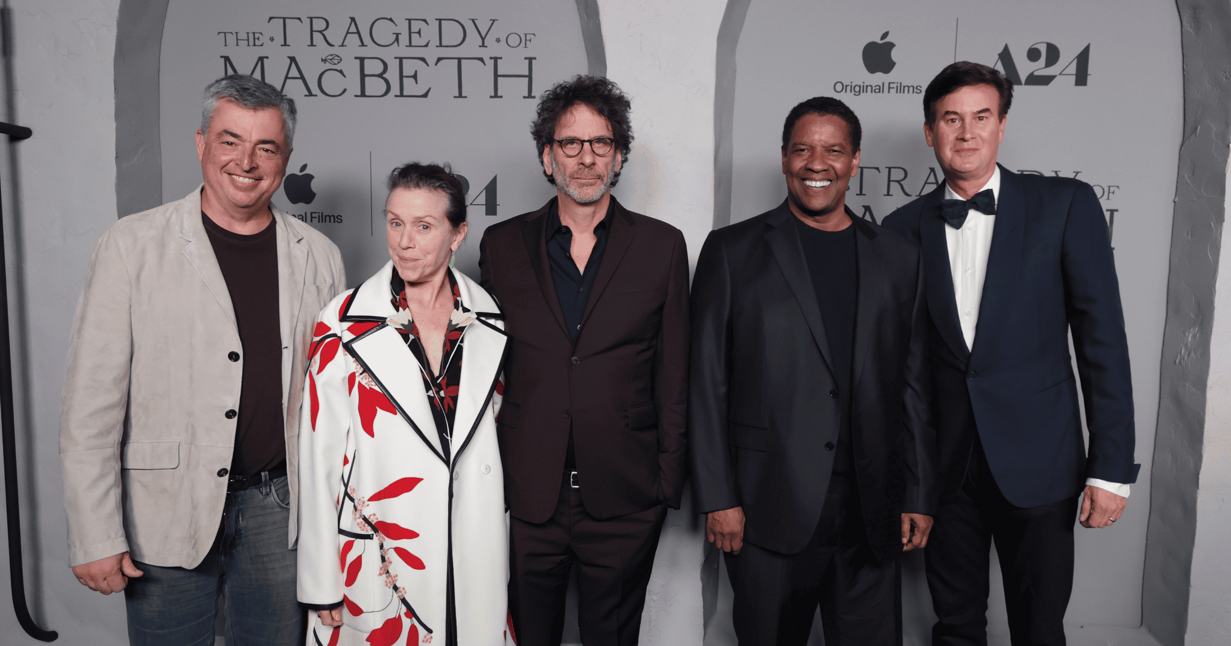 The Tragedy of Macbeth stars and Apple Execs