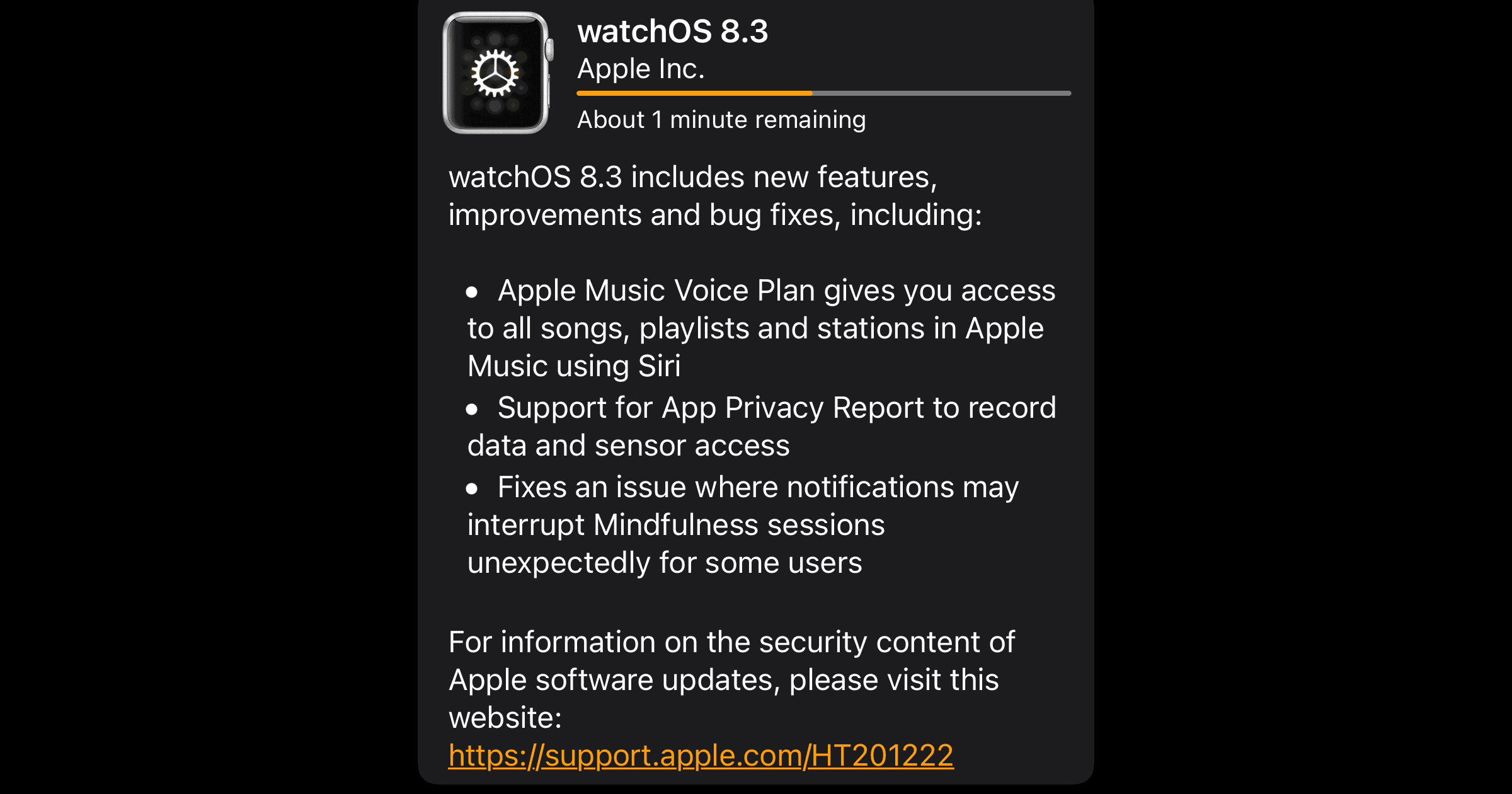watchOS 8.3 For Apple Watch Available Now
