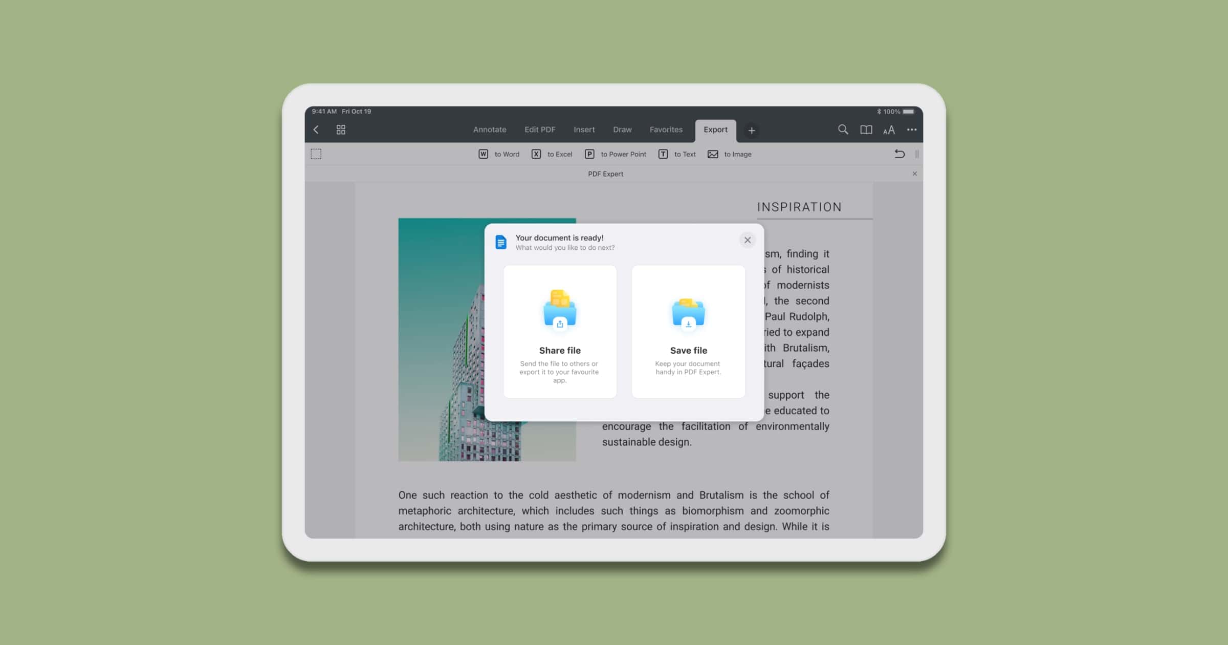 ‘PDF Expert’ for iOS Lets You Convert PDFs to Word, More