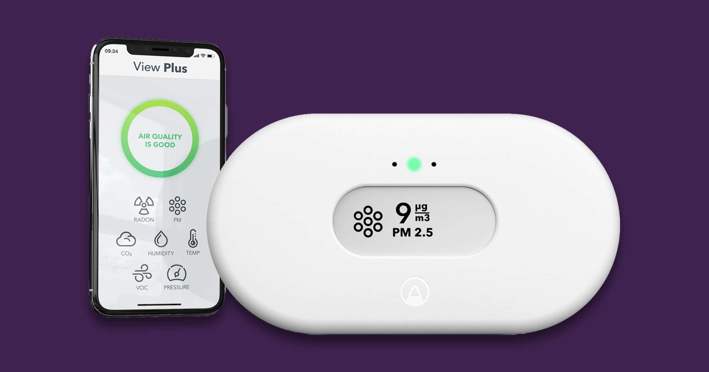 CES 2022: Airthings Air Quality Sensor Can Detect Indoor Pollution