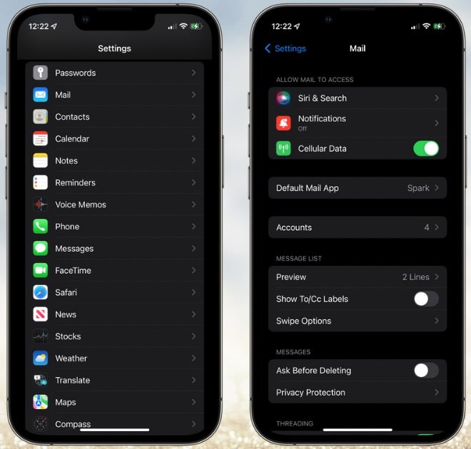 change email in app