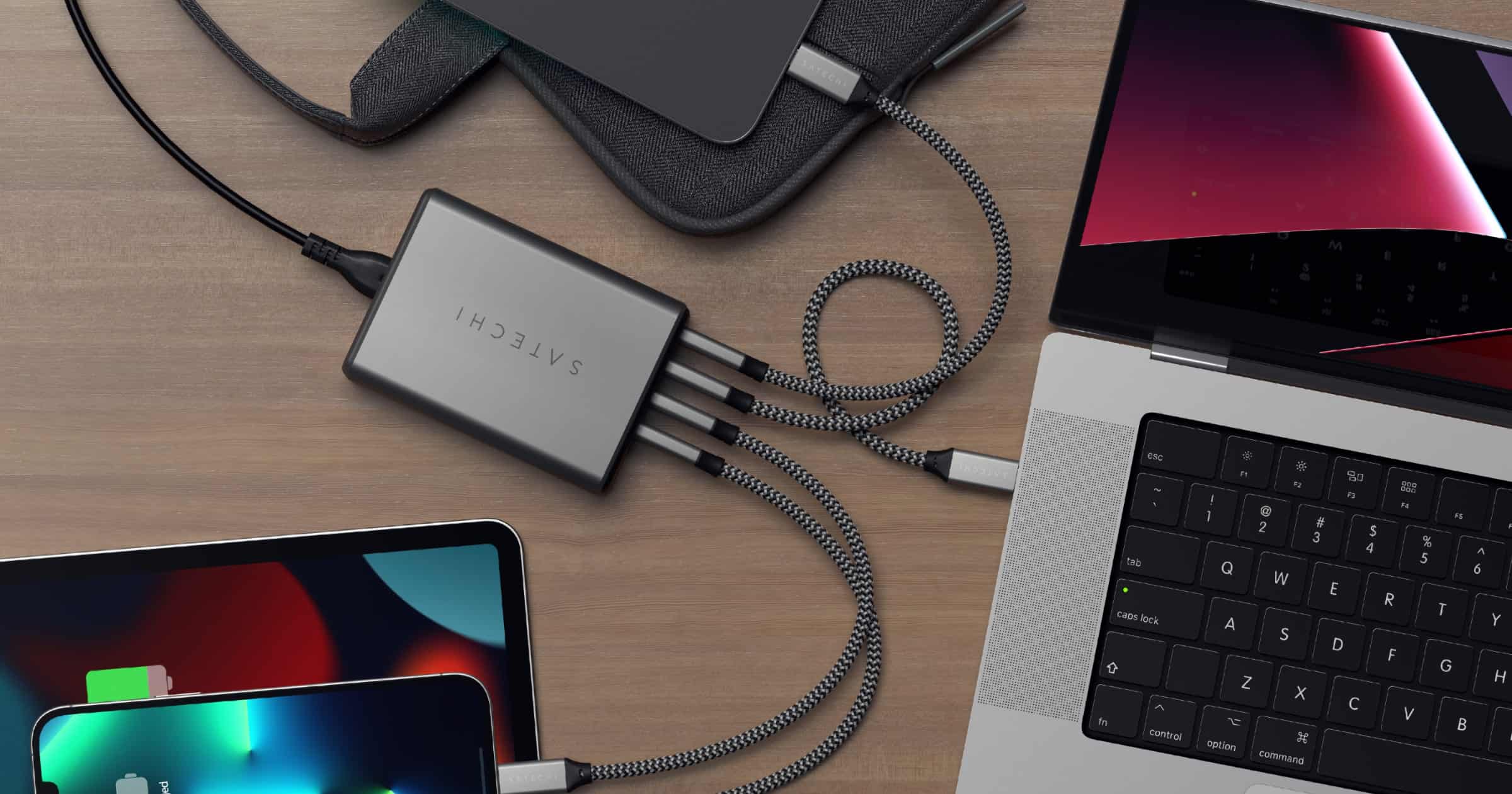 CES 2022: Satechi Releases 165W Charger With 4 USB-C Ports