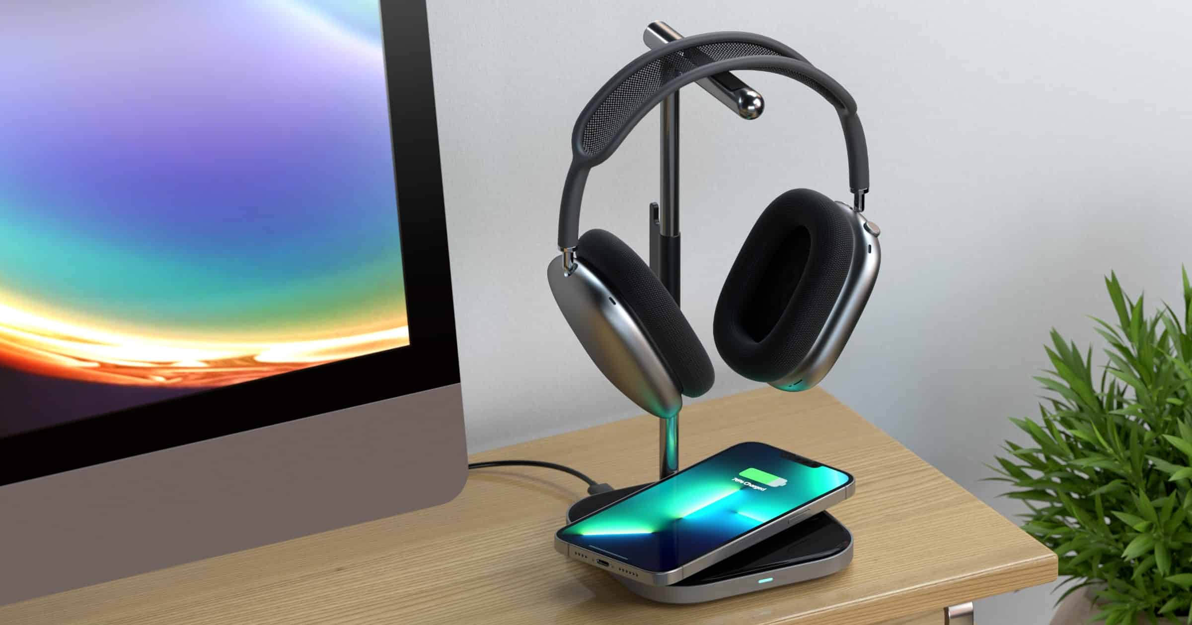 CES 2022: Satechi’s New Headphone Stand Can Also Charge Your iPhone