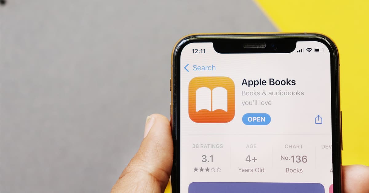 Apple Books on iPhone