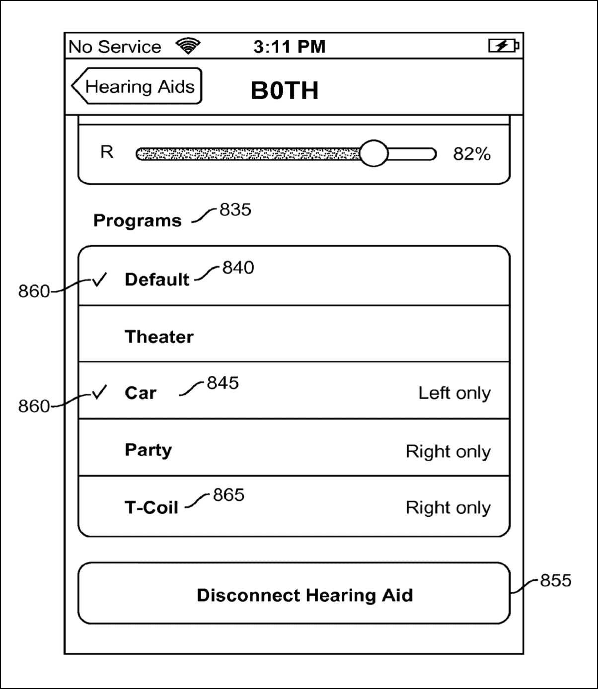 Apple Hearing Device Patent Image - Presets