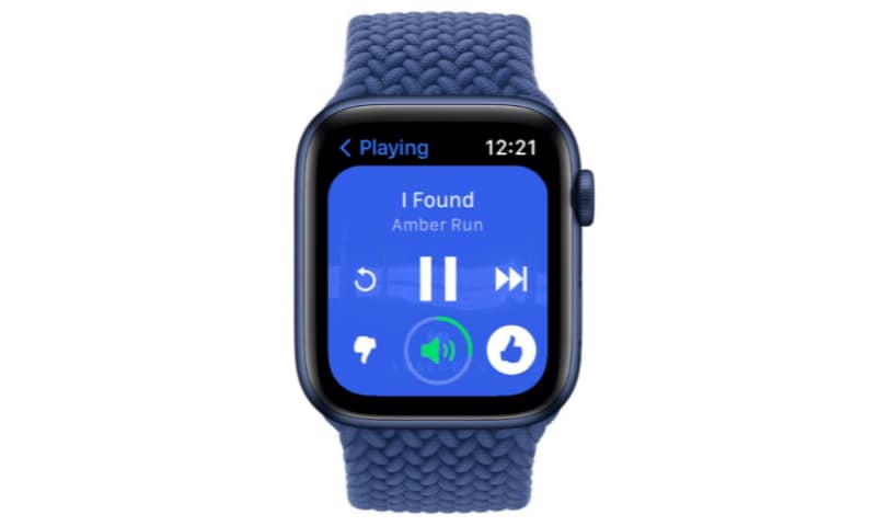 Apple Watch Pandora screen