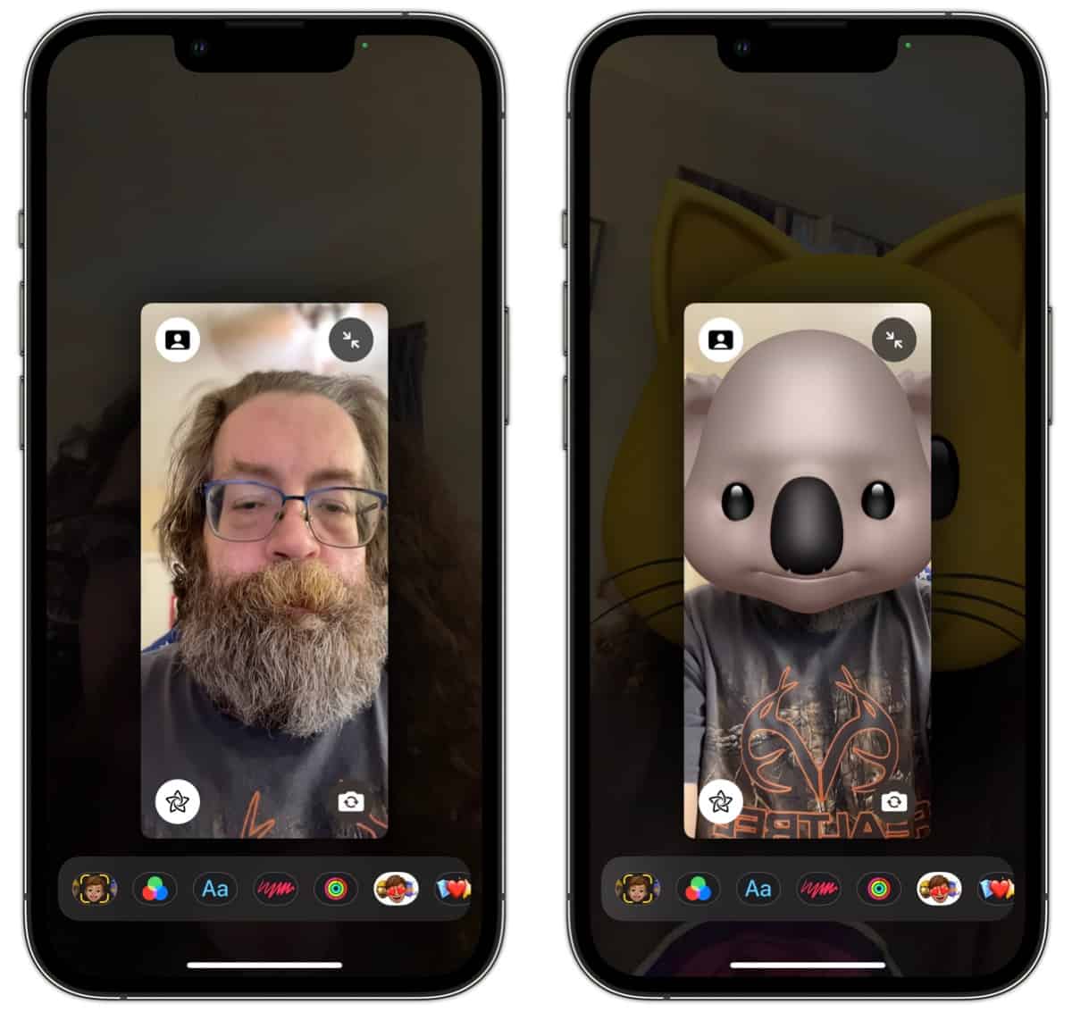 use memoji in Facetime