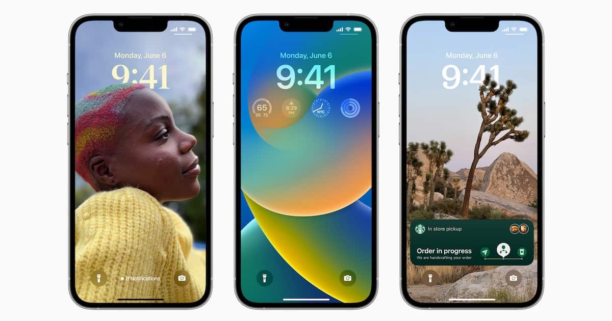 iOS 16 Lock Screen