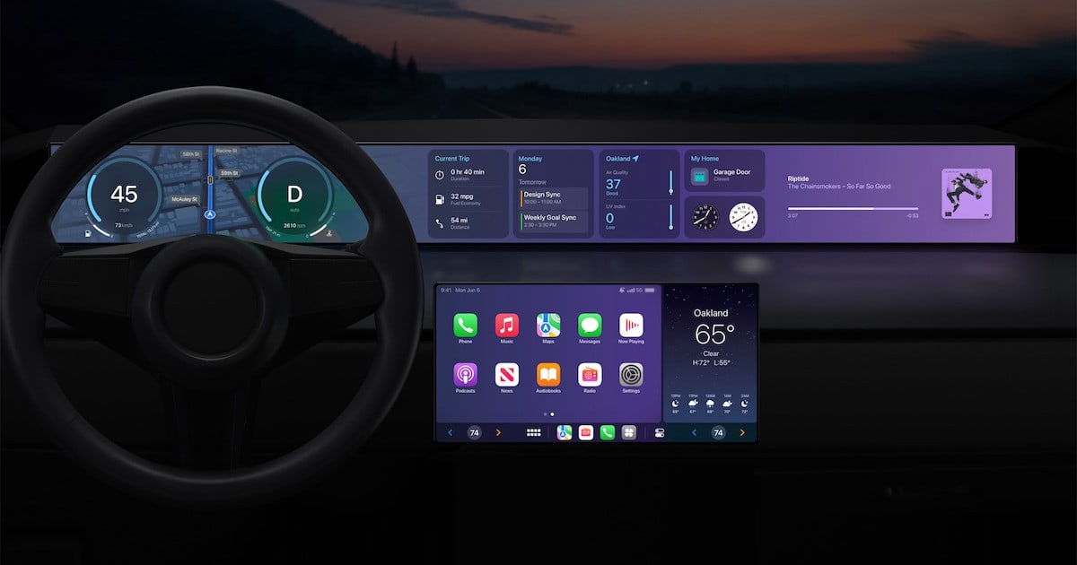Apple Announces Next Generation of CarPlay, Includes Multi-Display with Climate Controls and More