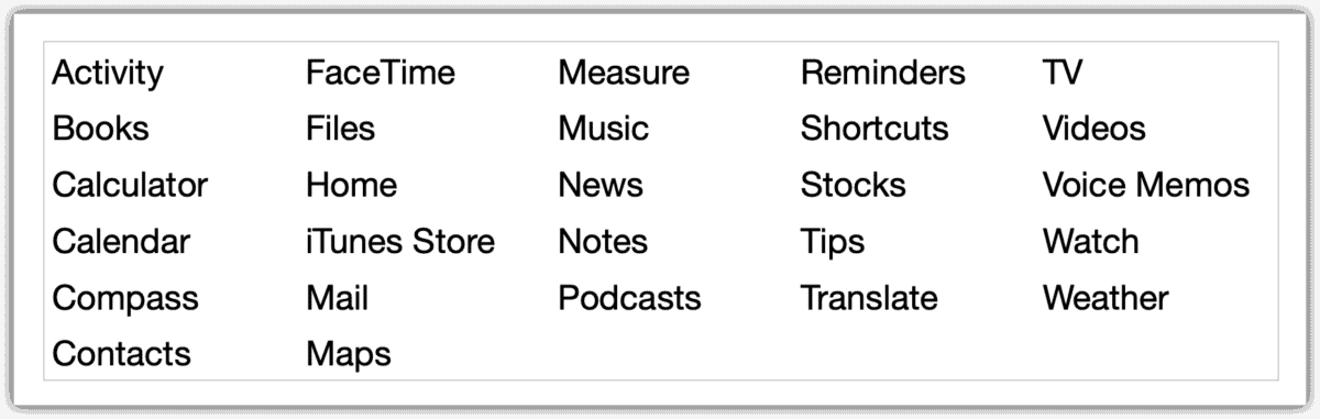 Stock Apps You Can Delete from iOS 15