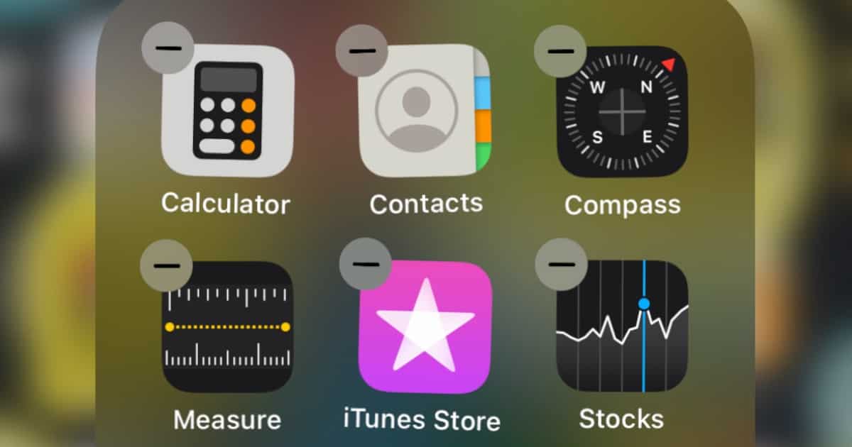Apple’s iOS 16 Allows Users to Remove 29 Stock Apps