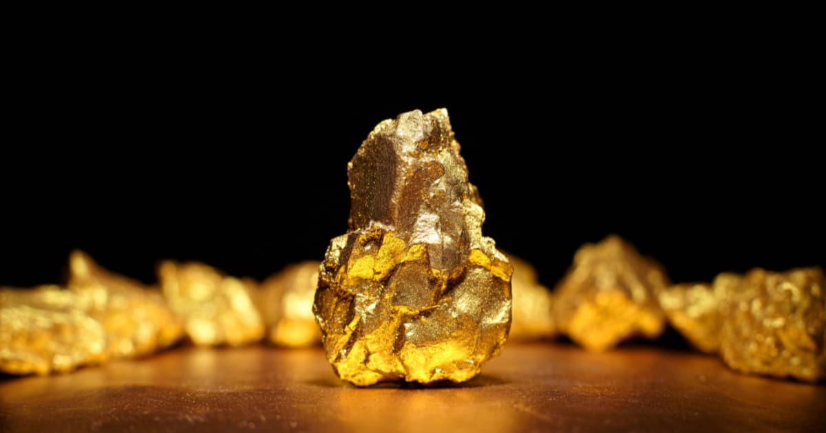 Illegally mined gold