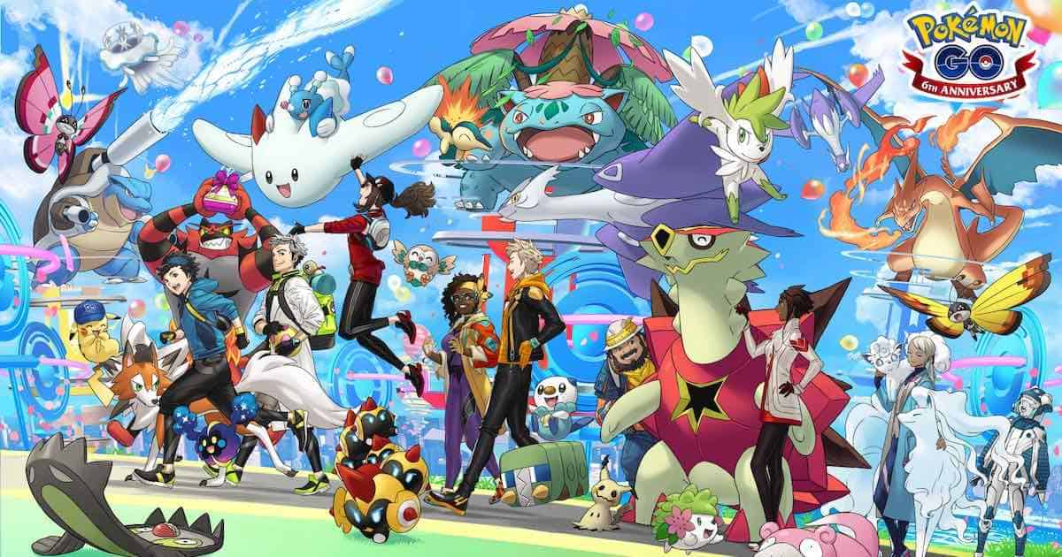 ‘Pokémon GO’ Celebrates Six-Year Anniversary with New Event, Challenges, and More