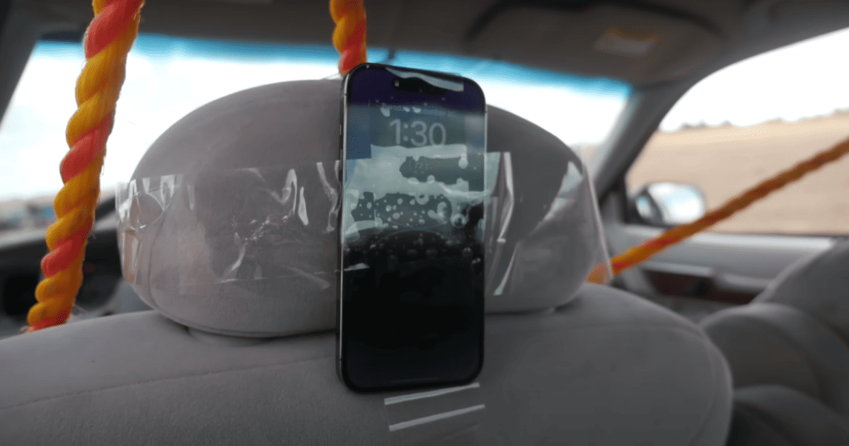 YouTuber Tests Apple’s New Crash Detection Feature By Crashing a (Driverless) Car