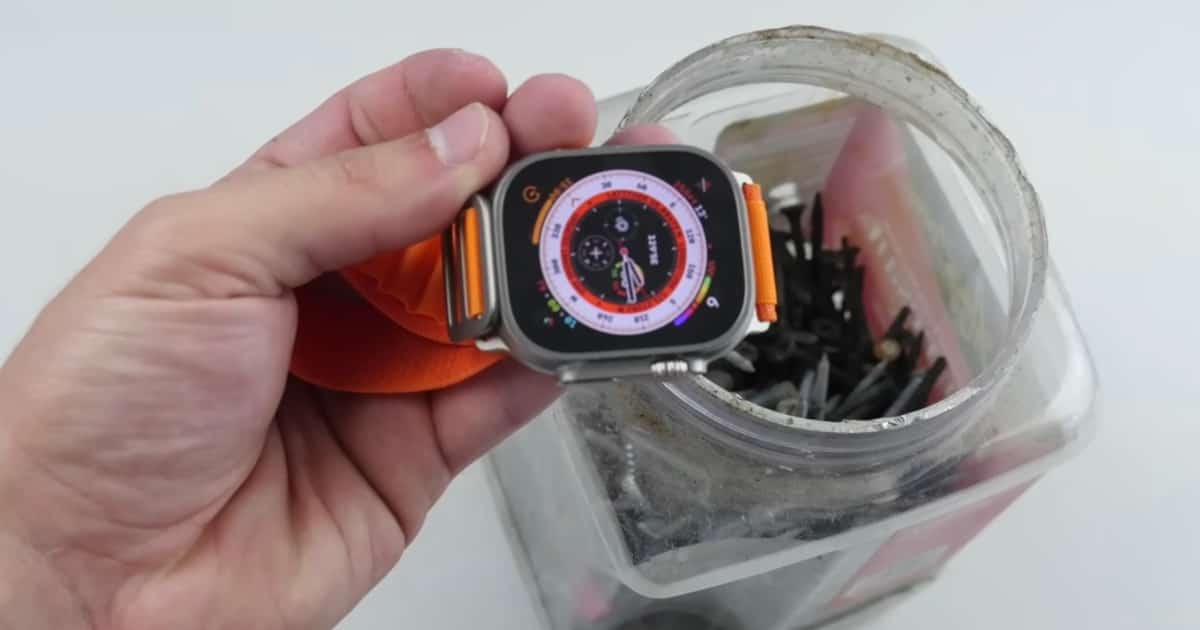 YouTuber Breaks Table Before Breaking the New Apple Watch Ultra in Durability Test