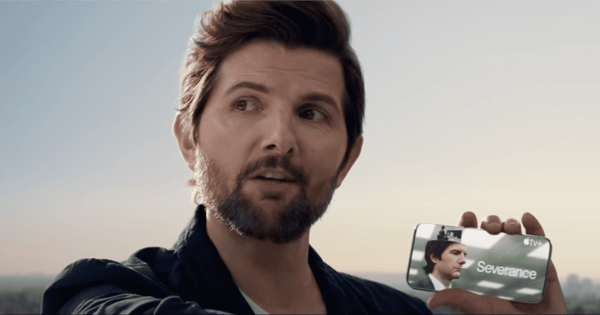 ‘Severance’ and ‘Schmigadoon’ Stars Adam Scott and Cecily Strong Talk iPhone in New Verizon Ad
