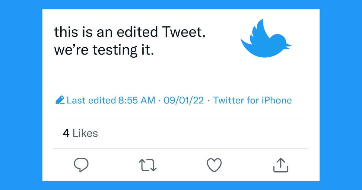 Twitter Hears the Cries of the Masses and Finally Delivers an Edit Button