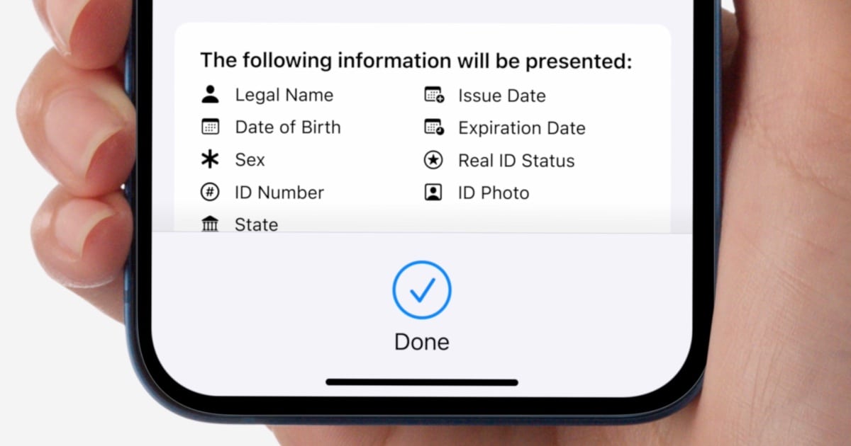 Apple’s Digital ID Feature Relies on U.S. Government Patent Reassigned to the Company