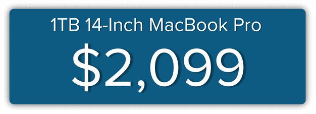 1TB 14-Inch MacBook Pro