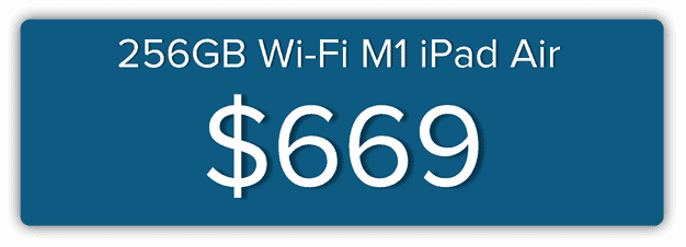 256GB Wi-Fi M1 iPad Air