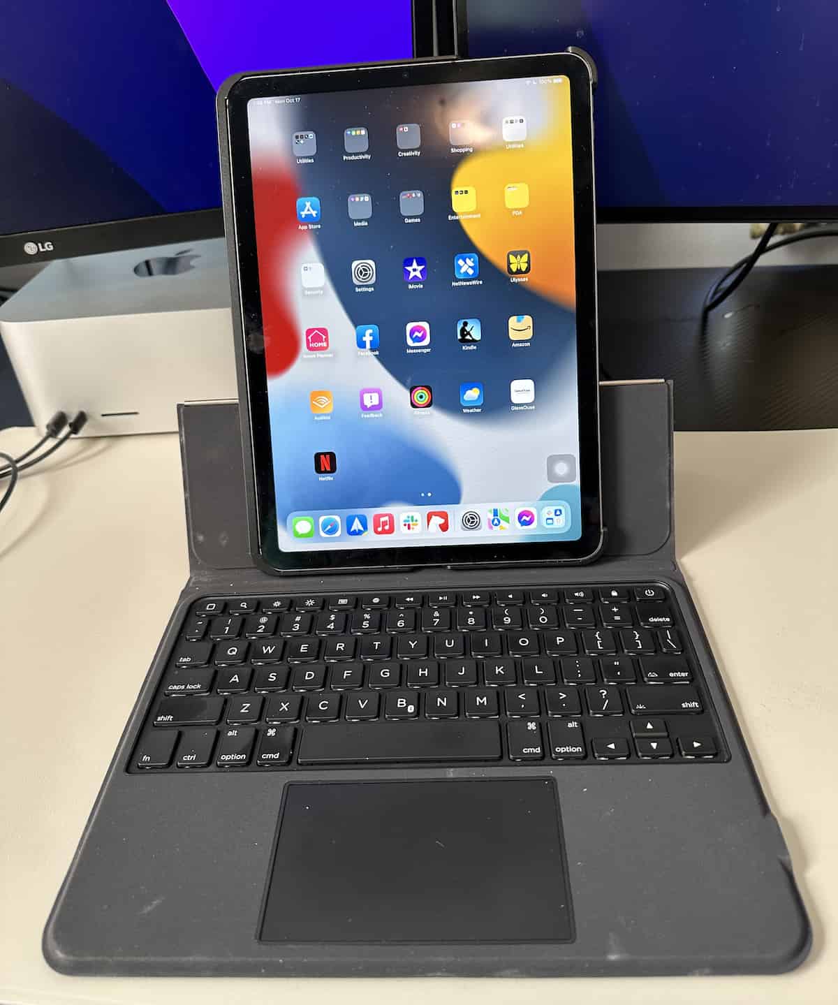 ESR Ascend Keyboard Case for iPad Air in Portrait
