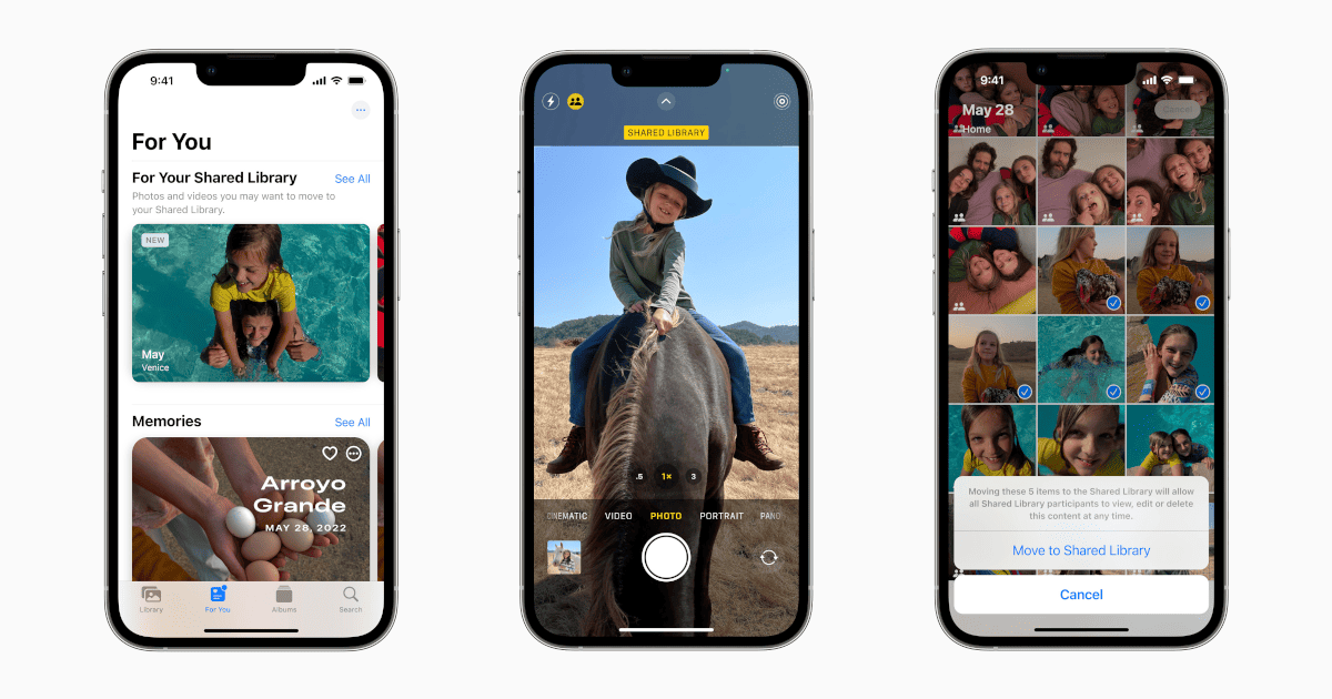 Highly Anticipated iCloud Photo Sharing Library Launching with iOS 16.1