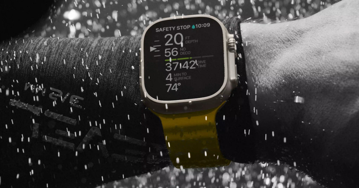 Apple Watch Ultra Depth App
