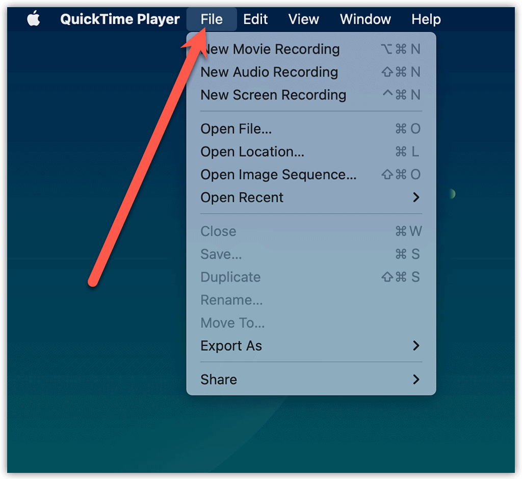 QuickTime Player для записи экрана вашего Mac как это сделать wexm