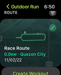 View of How to Use Apple Watch Route Tracking