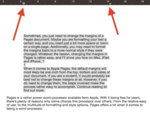 how to increase and decrease line indent in apple... How to Change Margins in Pages