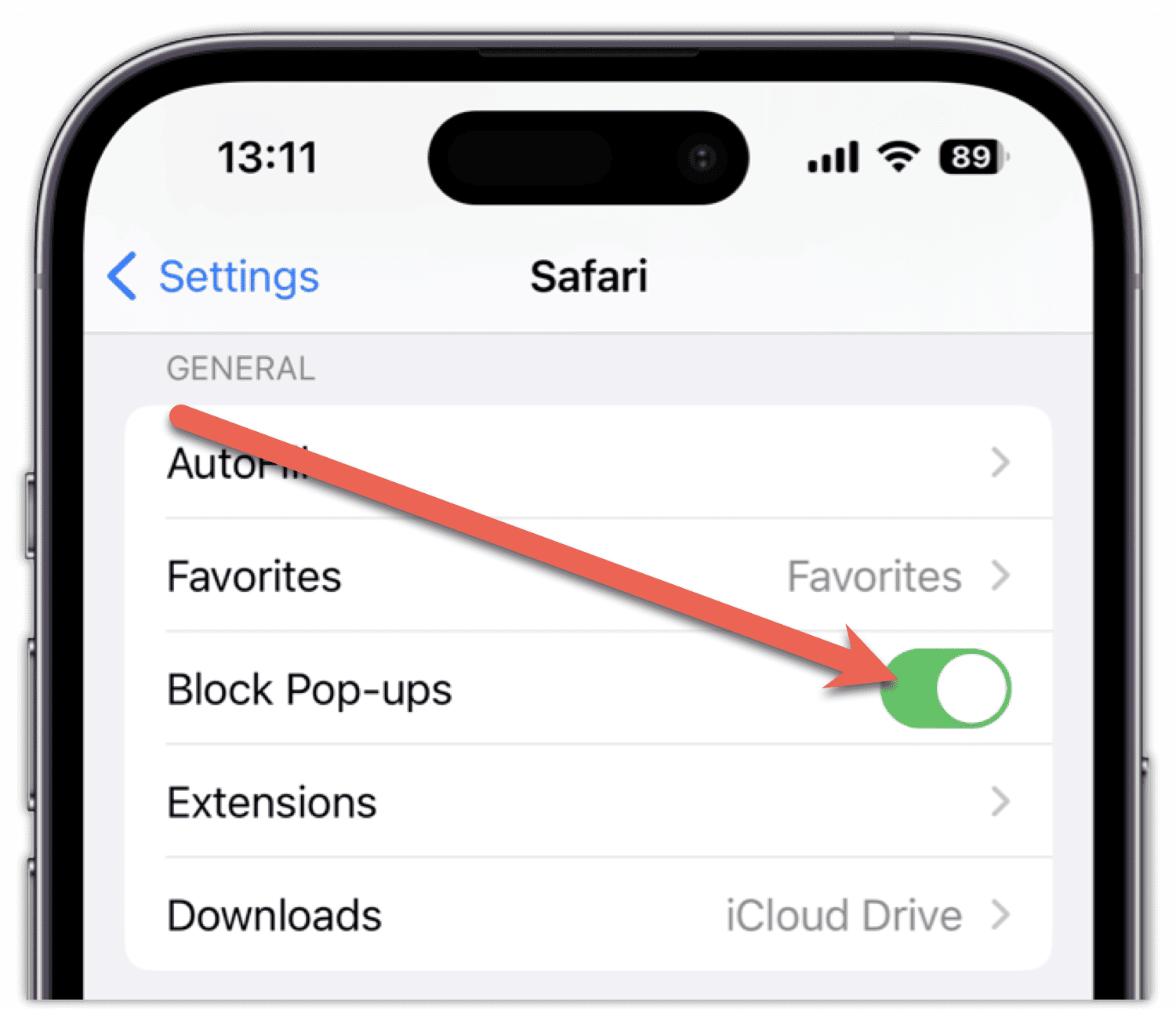 Safari on iOS - allowing pop-ups