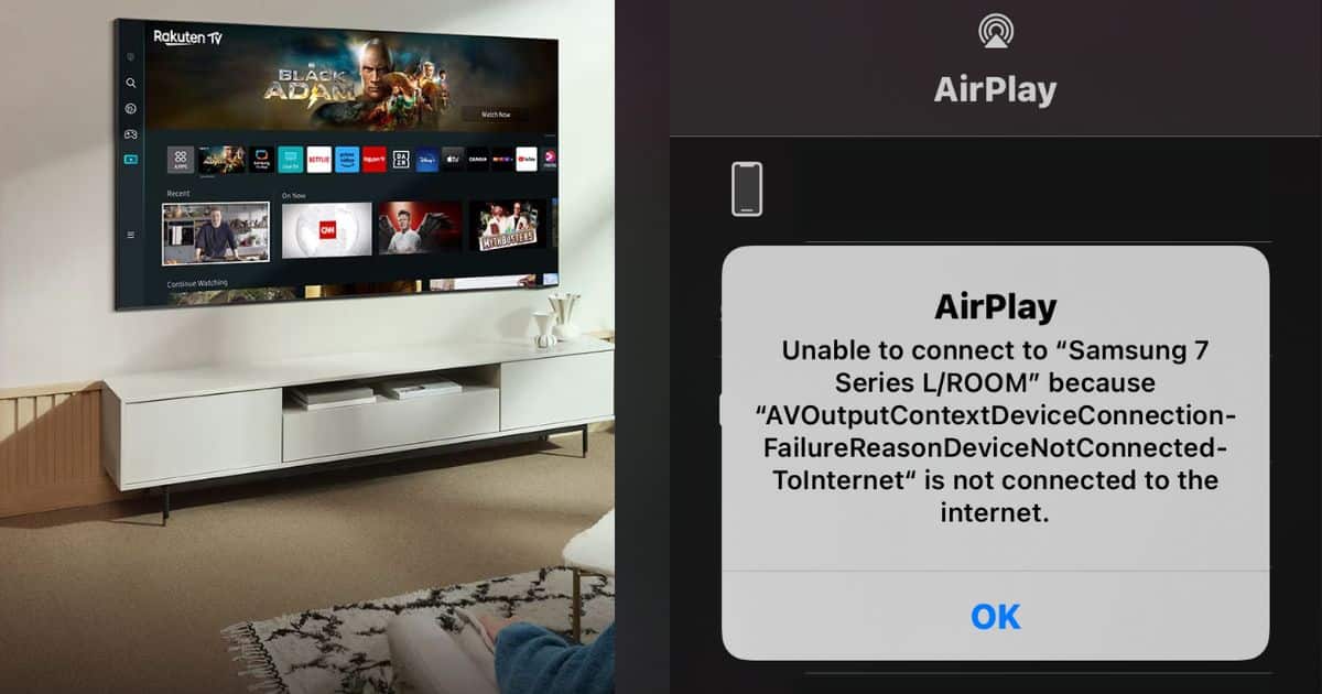 Samsung TV Airplay Not Working? Here’s How to Fix That