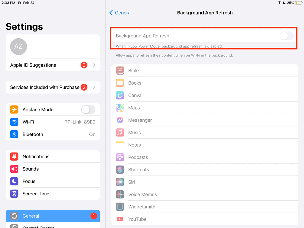 ipad safari running slow