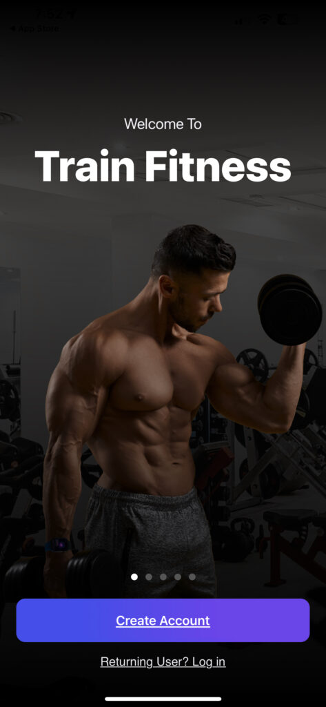 Fitness app online store
