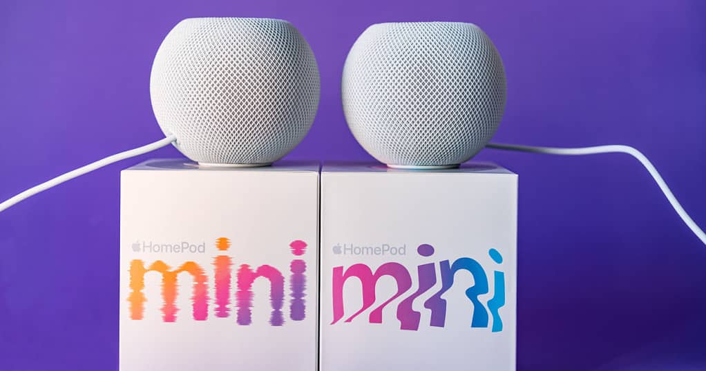 homepod mini flashing orange