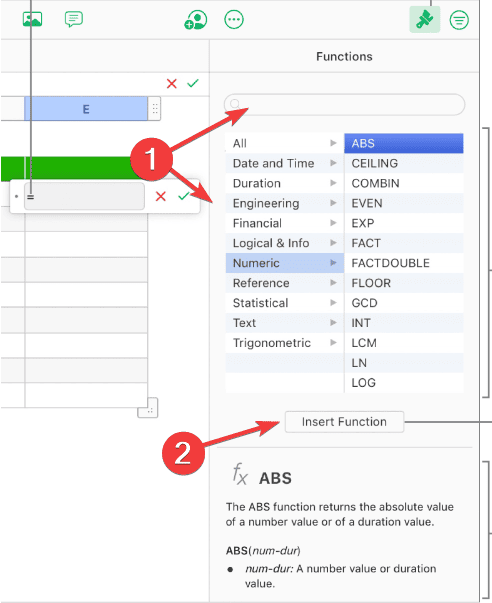 insert_functions_numbers How to Write Formulas in Apple Numbers and More