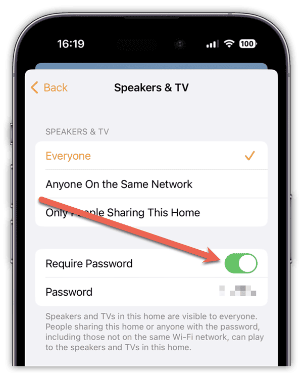 Configure Home Settings to AirPlay HomePod without Internet - 4