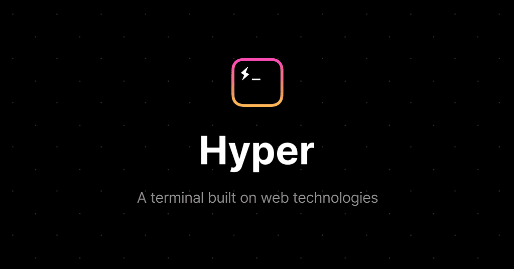 Hyper terminal app logo