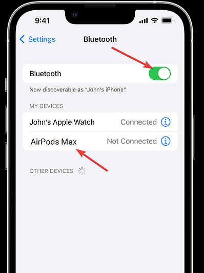 airpods_max_bluetooth put airpods max in pairing mode