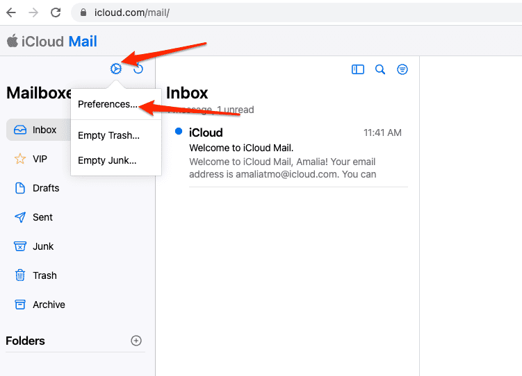 mail_preferences How do I use iCloud mail drop?
