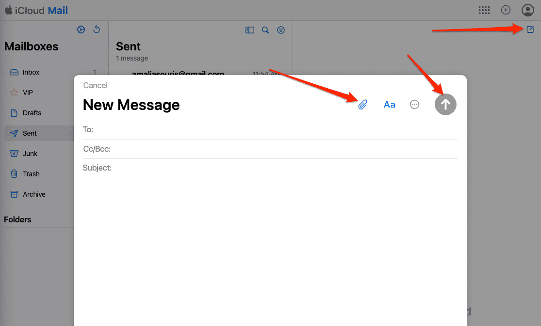 send_email How do I use iCloud mail drop?